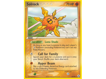 Solrock (Reverse Holo)