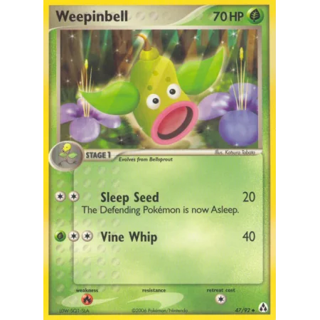 Weepinbell (Reverse Holo)