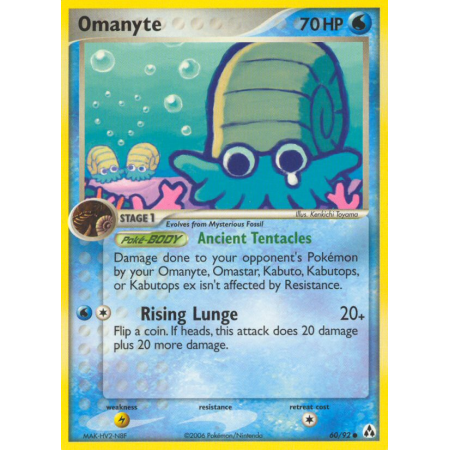 Omanyte (Reverse Holo)