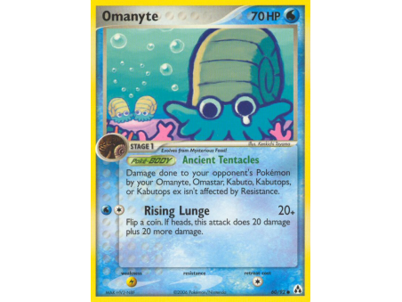 Omanyte (Reverse Holo)