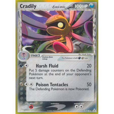 Cradily δ (Reverse Holo)