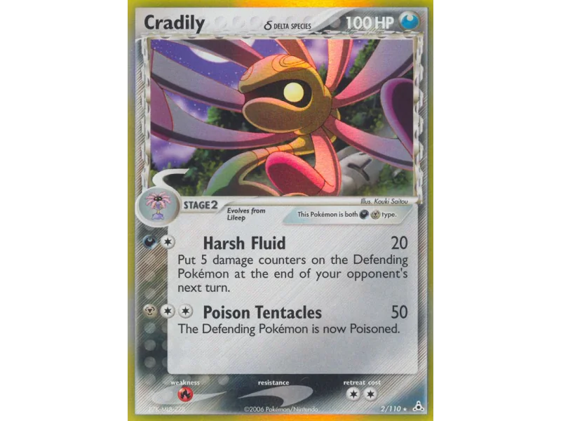 Cradily δ (Reverse Holo)