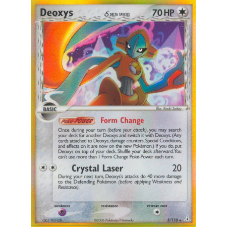 Deoxys δ (Reverse Holo)