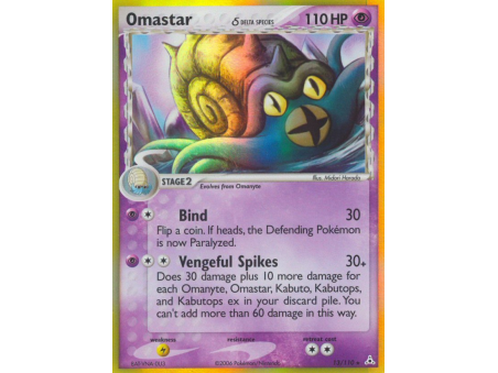 Omastar δ (Reverse Holo)