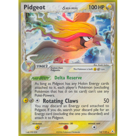 Pidgeot δ (Holo)