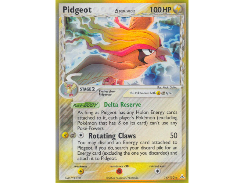 Pidgeot δ (Holo)