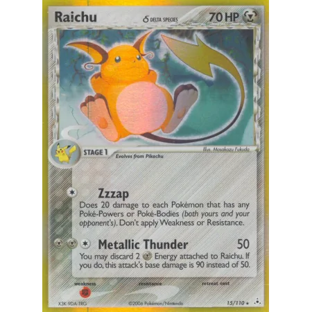 Raichu δ (Reverse Holo)