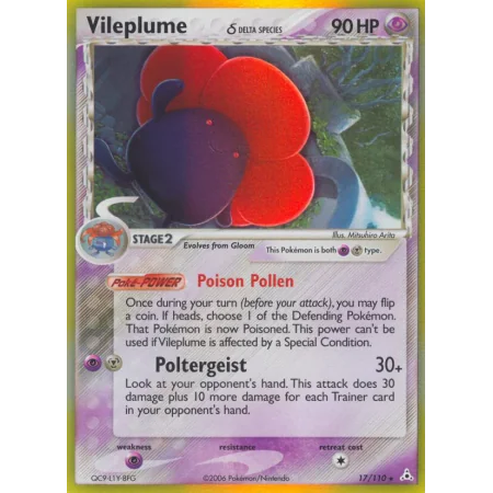 Vileplume δ (Reverse Holo)
