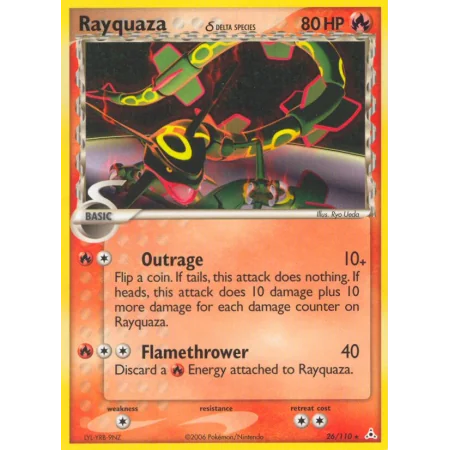 Rayquaza δ (Reverse Holo)