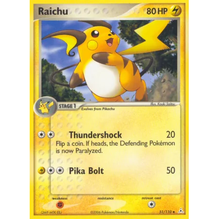 Raichu (Reverse Holo)