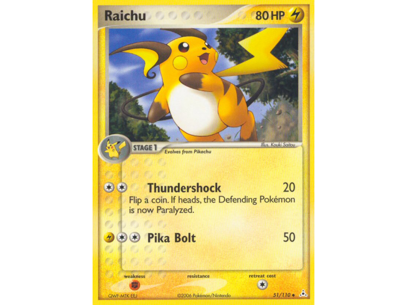 Raichu (Reverse Holo)