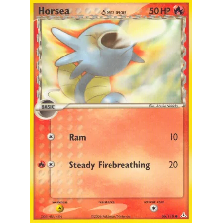 Horsea δ (Reverse Holo)