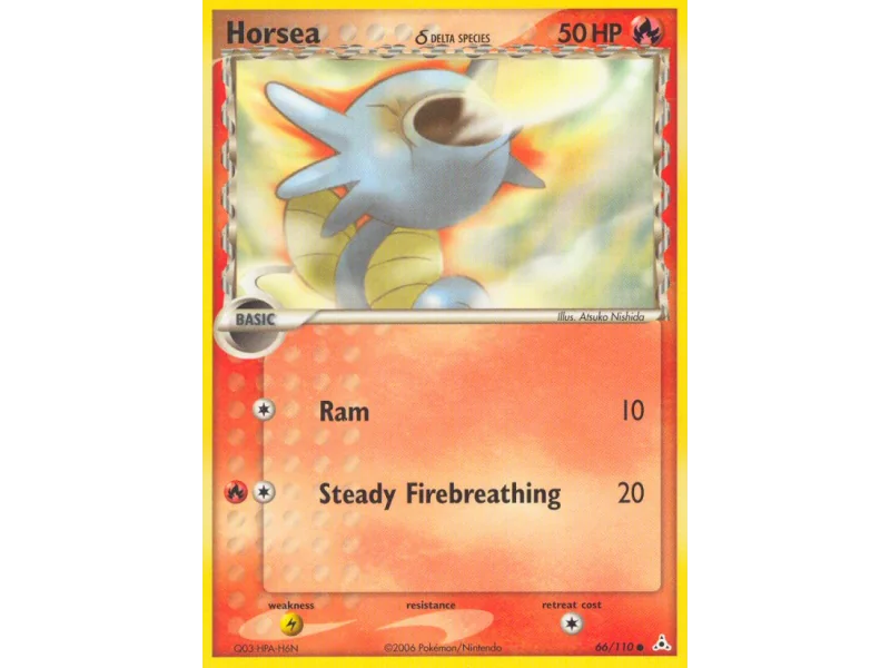 Horsea δ (Reverse Holo)