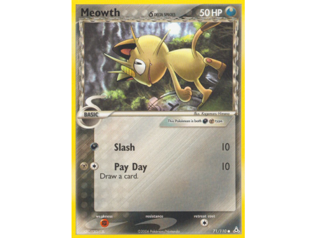 Meowth δ (Reverse Holo)