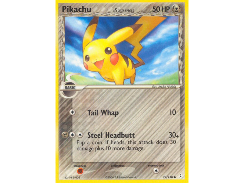 Pikachu δ (Reverse Holo)