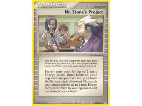 Mr. Stone's Project (Reverse Holo)