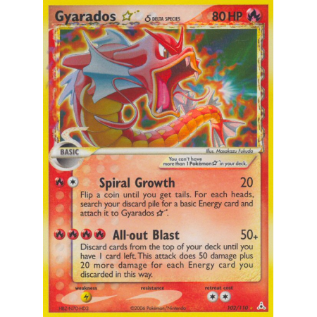 Gyarados ★ δ (Holo)