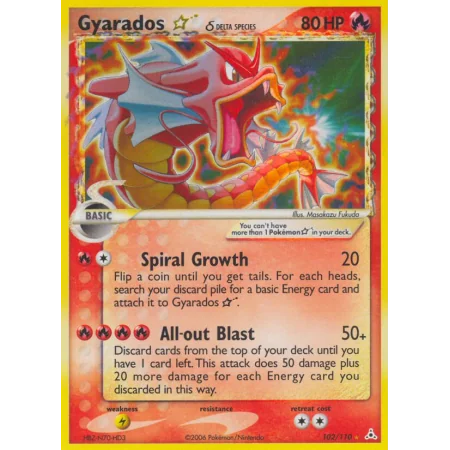 Gyarados ★ δ (Holo)
