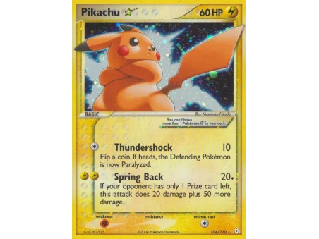 Pikachu ★ (Holo)