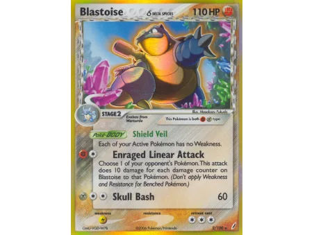 Blastoise δ (Reverse Holo)