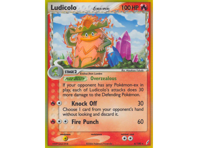 Ludicolo δ (Holo)