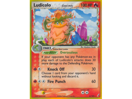 Ludicolo δ (Reverse Holo)