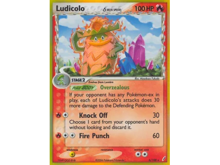 Ludicolo δ (Reverse Holo)