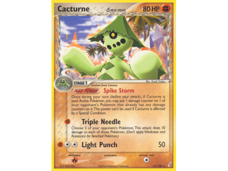 Cacturne δ (Reverse Holo)