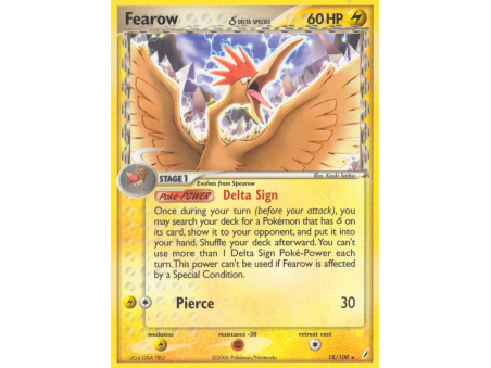 Fearow δ (Reverse Holo)