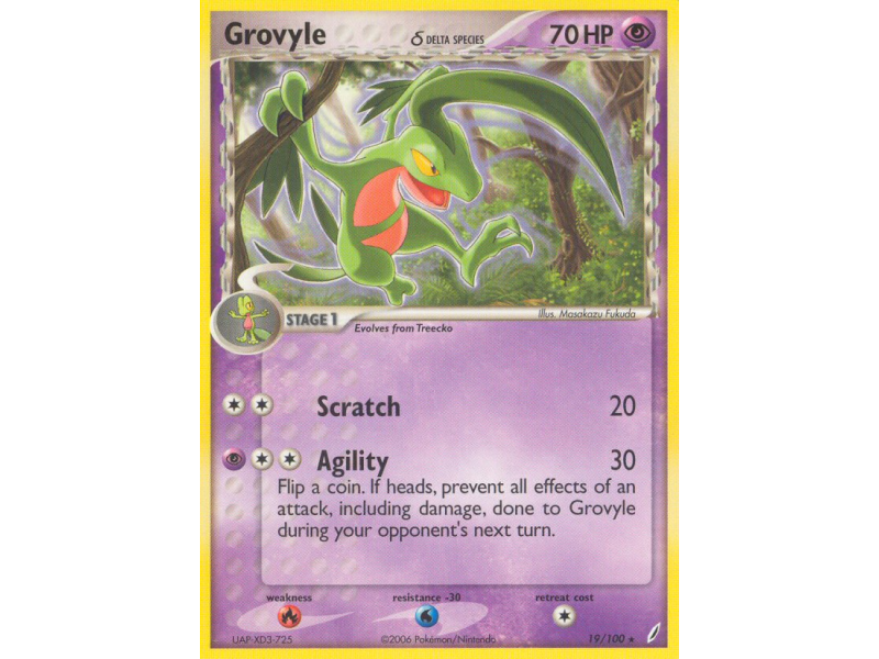 Grovyle δ (Reverse Holo)