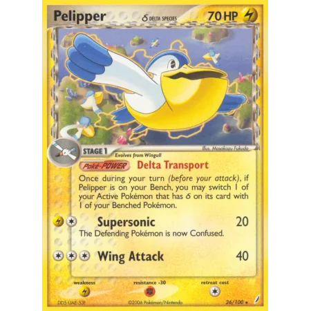 Pelipper δ (Reverse Holo)