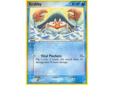 Krabby (Reverse Holo)
