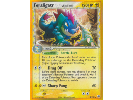 Feraligatr δ (Reverse Holo)