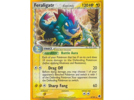 Feraligatr δ (Reverse Holo)