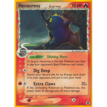 Heracross δ (Reverse Holo)