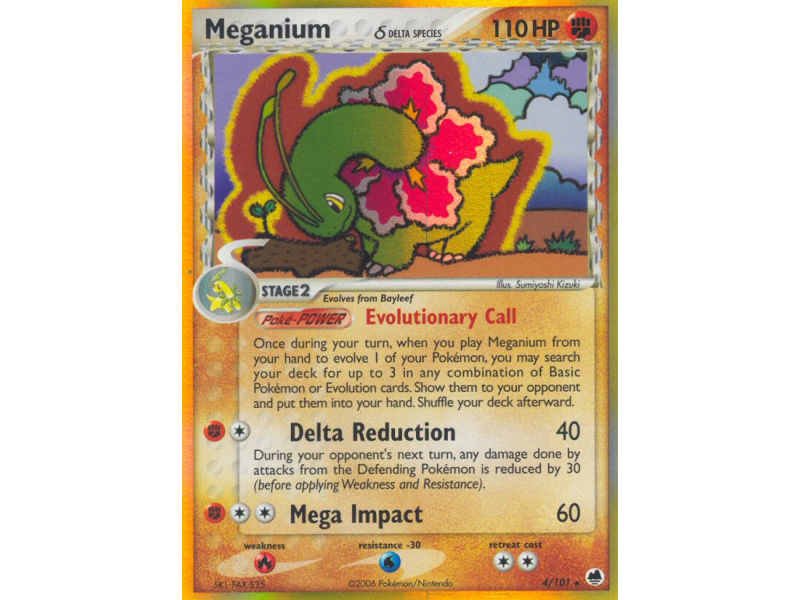 Meganium δ (Reverse Holo)
