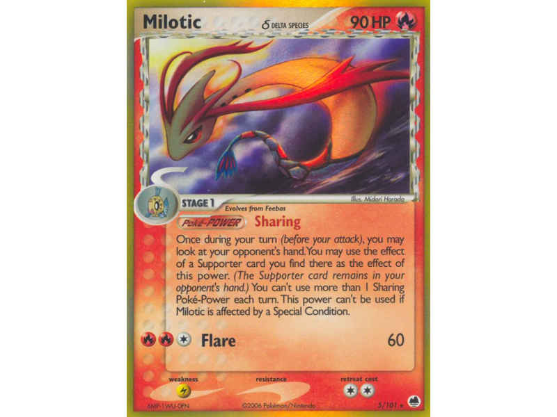 Milotic δ (Reverse Holo)