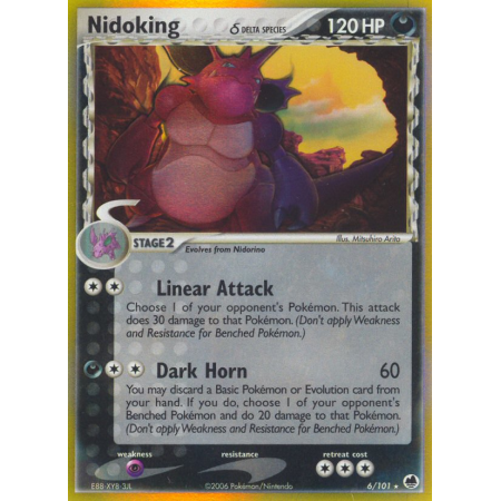 Nidoking δ (Reverse Holo)