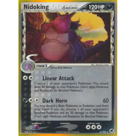 Nidoking δ (Reverse Holo)