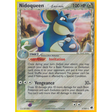 Nidoqueen δ (Reverse Holo)