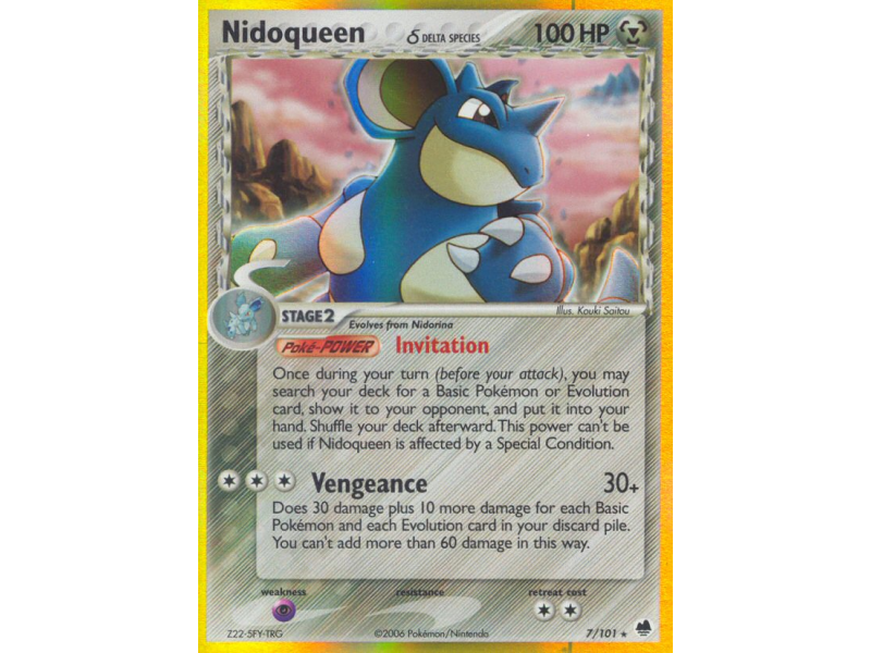Nidoqueen δ (Reverse Holo)