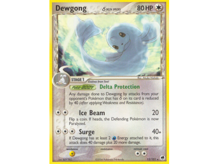 Dewgong δ (Reverse Holo)