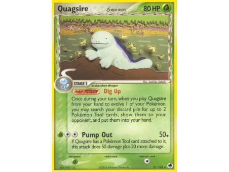 Quagsire δ (Reverse Holo)