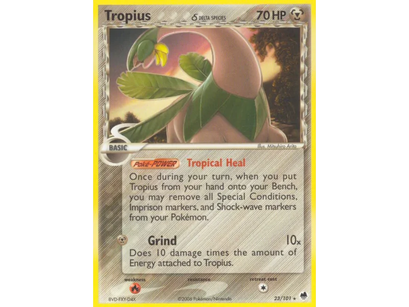 Tropius δ (Reverse Holo)