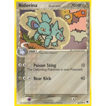 Nidorina δ (Reverse Holo)