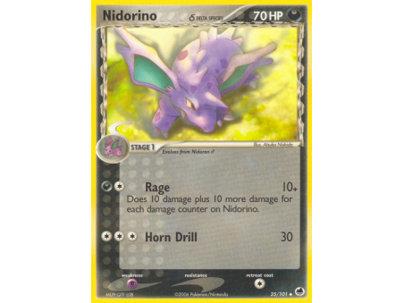 Nidorino δ (Reverse Holo)