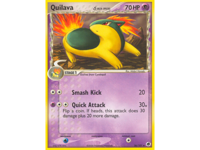 Quilava δ (Reverse Holo)