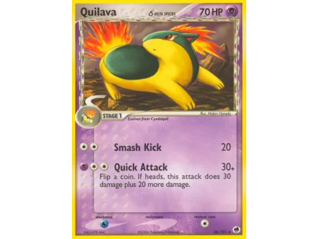 Quilava δ (Reverse Holo)