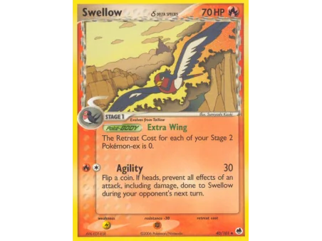 Swellow δ (Reverse Holo)