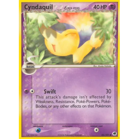 Cyndaquil δ (Reverse Holo)